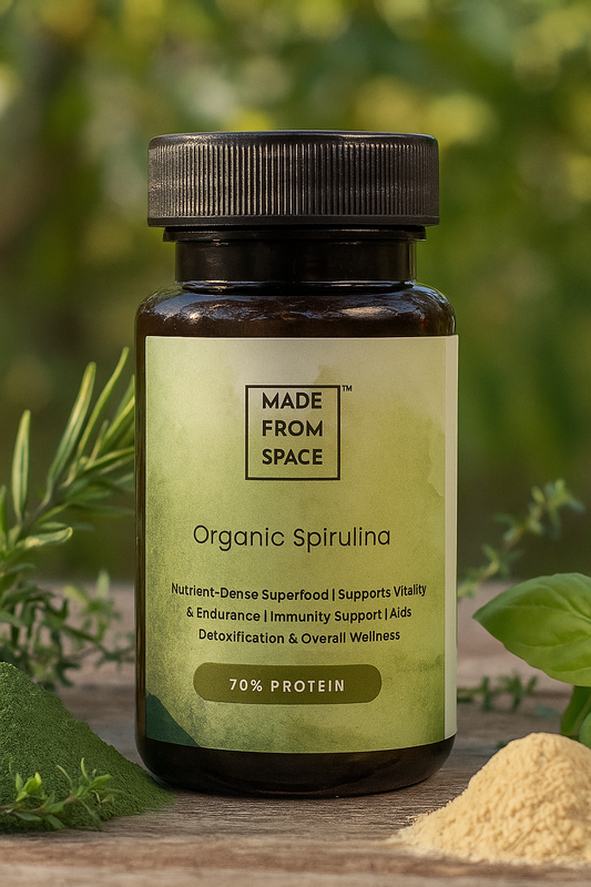 USDA Organic Spirulina Capsules 1000mg | 60 Count