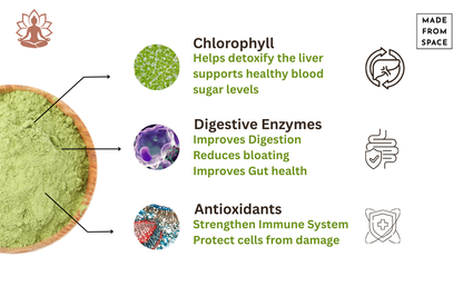 USDA Organic Wheat Grass (100g), GMP & NPOP Certified Organic