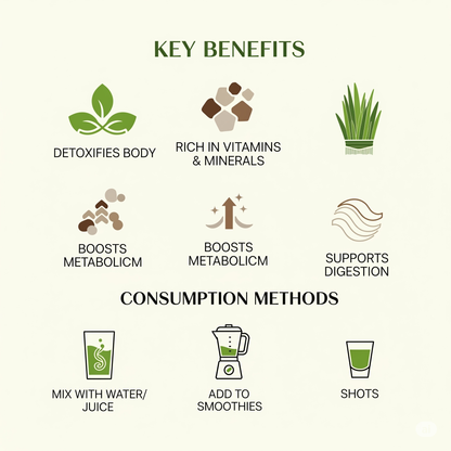 Wheatgrass Powder | Detox & Energy Superfood