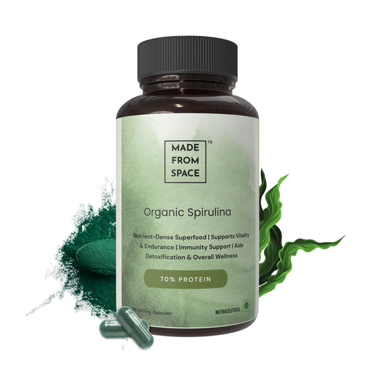 USDA Organic Spirulina Capsules 1000mg | 60 Count