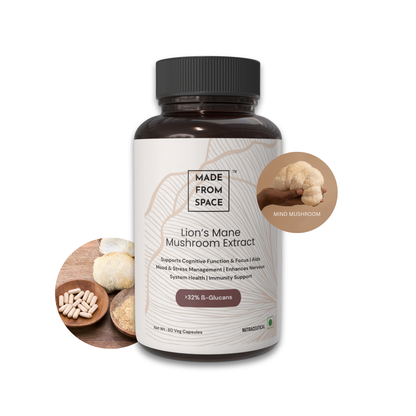Lion's Mane Mushroom | Brain Health - Immune & Nervous System Support | 60 Caps