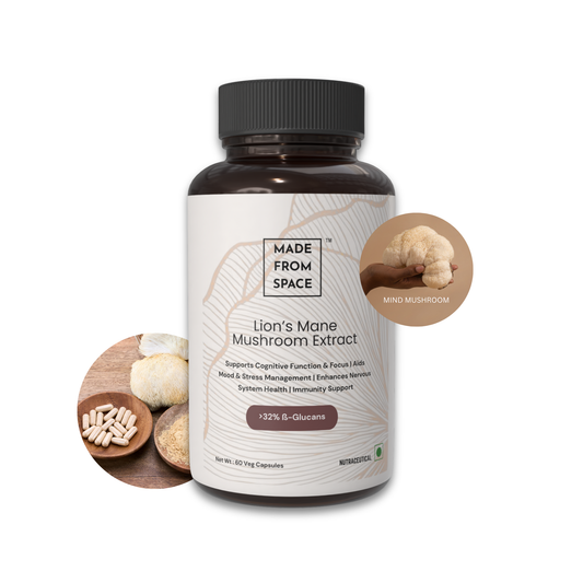 Lion's Mane Mushroom | Brain Health - Immune & Nervous System Support | 60 Caps